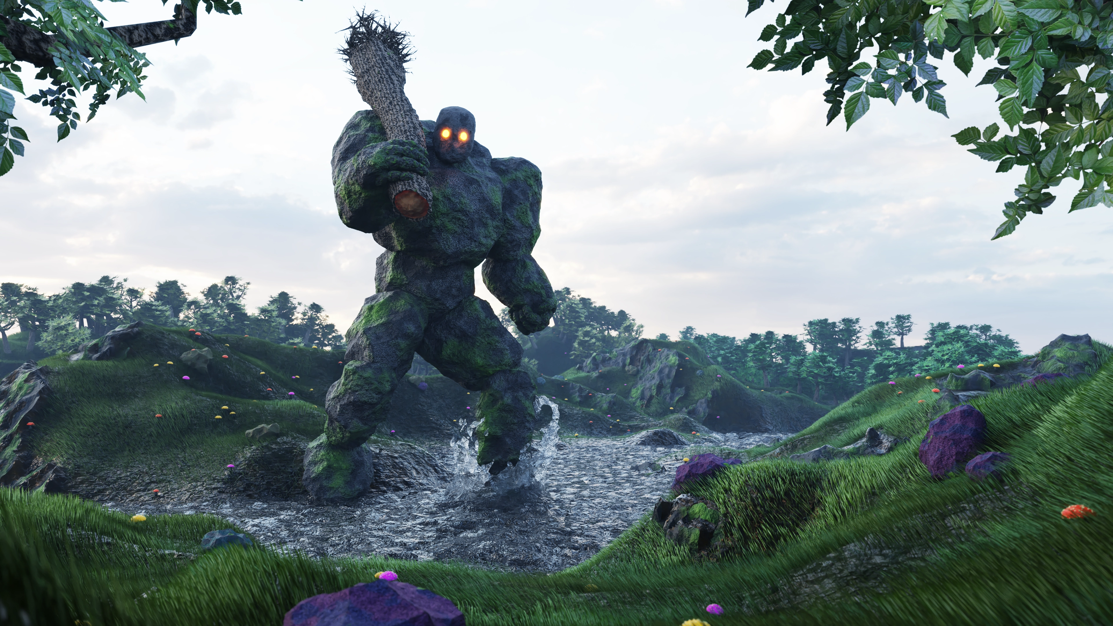 Reimagining of a character and world from a game known as 'Muck'